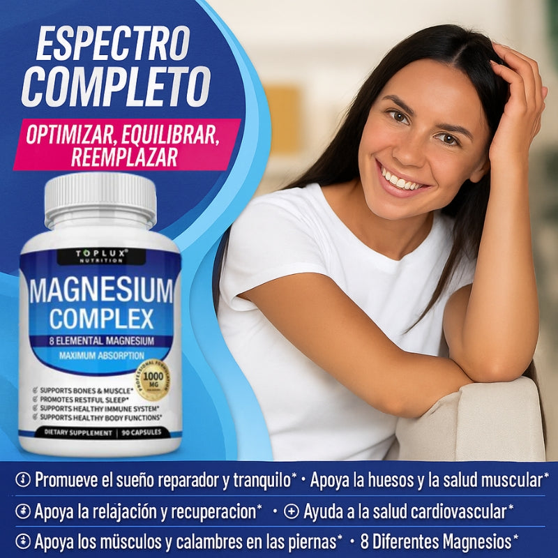 Magnesio Complex™ 8 en 1 – Equilibrio Corporal Completo
